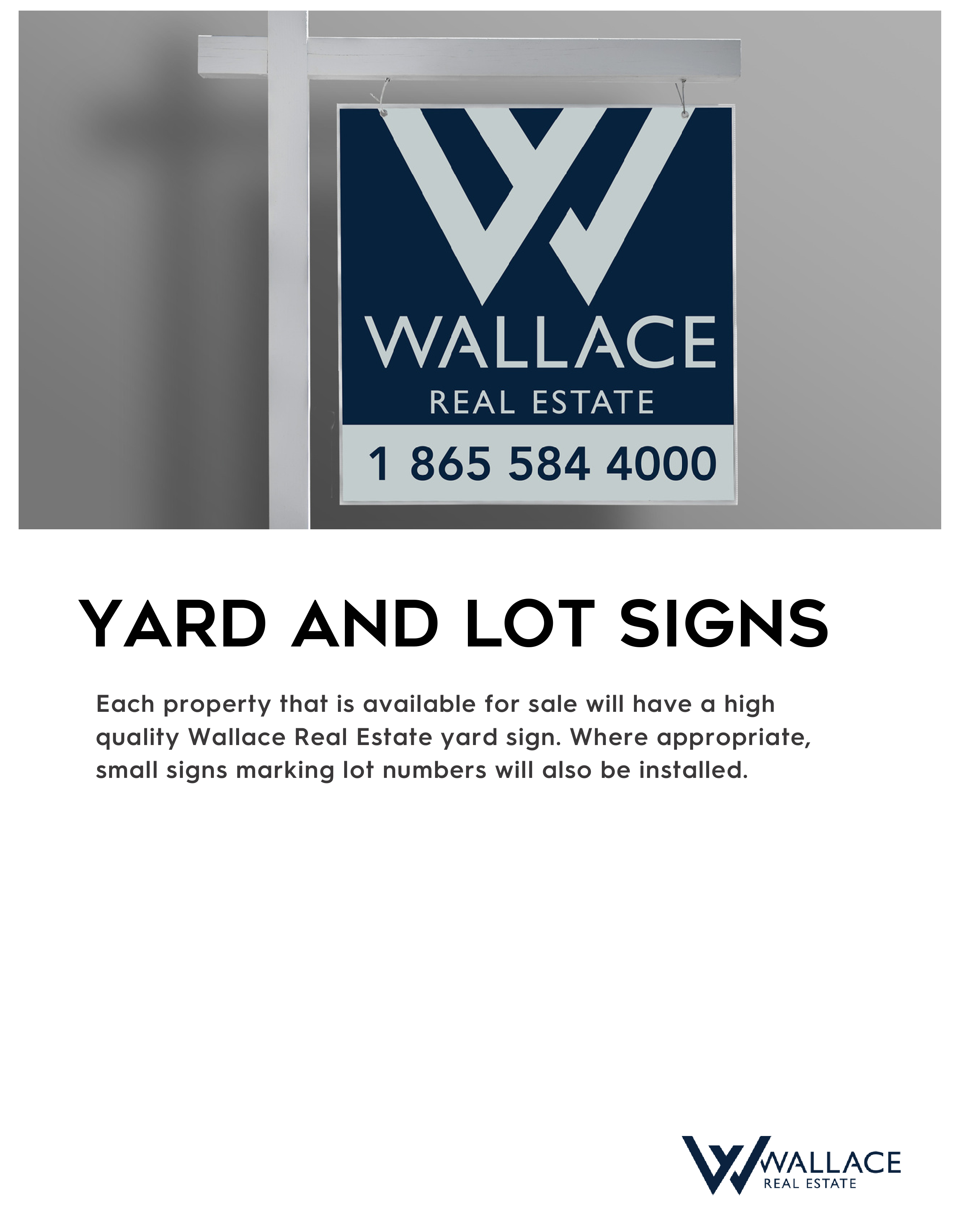 Yard and Lot Signs